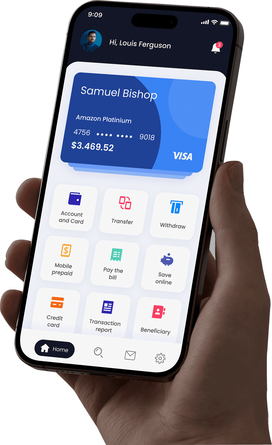 Fyno app home screen